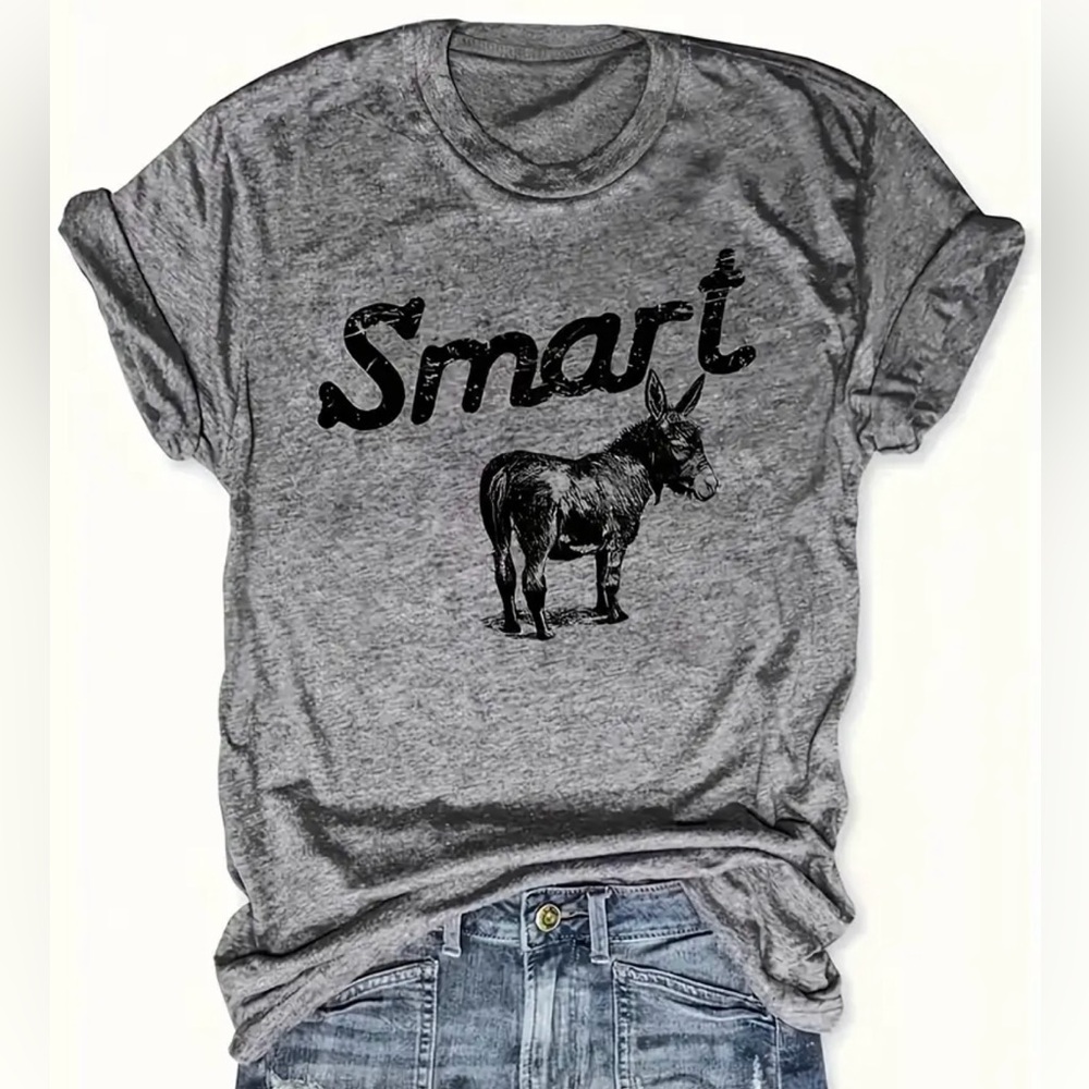 Graphic & Letter print T Shirt